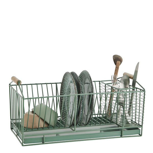 Iron Dish Rack «green» von Madam Stoltz