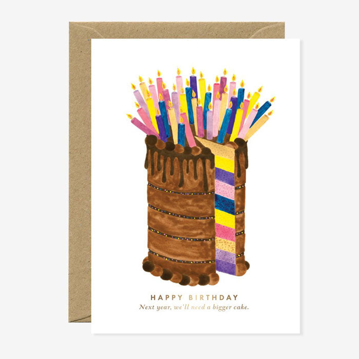 Karte «Happy Birthday Bigger Cake» von All the ways to say