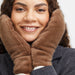 Handschuhe «WOLFIE» in Sepia Tint von b.young