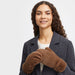 Handschuhe «WOLFIE» in Sepia Tint von b.young