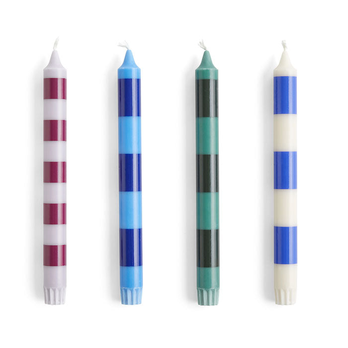 Stripe Candle-Blues Set of 4 von HAY