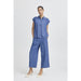 Bluse «Kosmo» in mid blue denim von b.young
