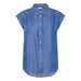 Bluse «Kosmo» in mid blue denim von b.young