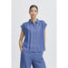 Bluse «Kosmo» in mid blue denim von b.young