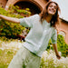 Cardigan-Shirt «Magio» in blue haze von b.young