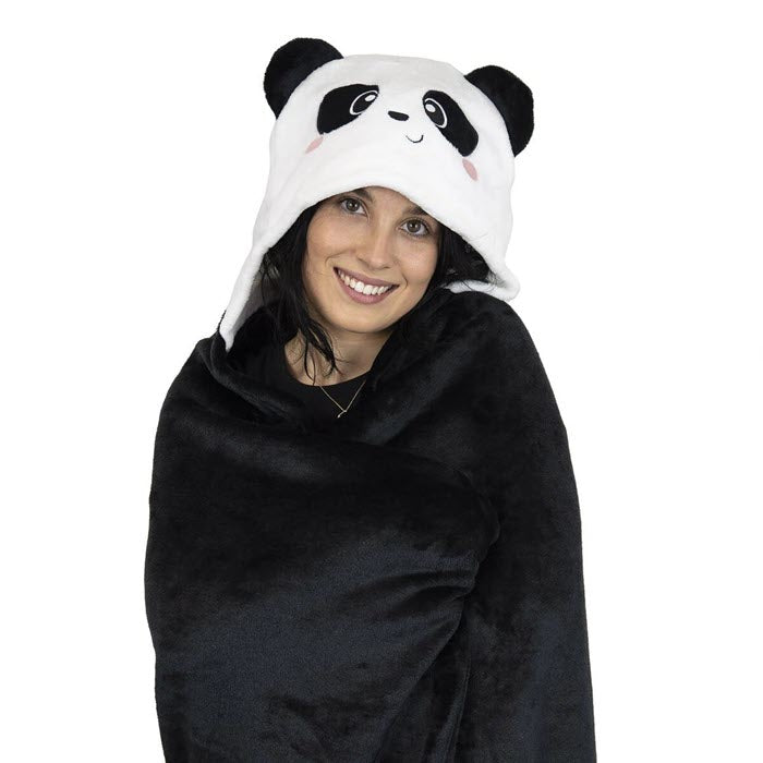 Decke mit Kapuze - Cosy Hugs «Panda» von Legami