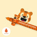 Löschbarer Gelstift «Tiger» in orange von Legami
