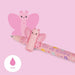 Löschbarer Gelstift «Butterfly» in pink von Legami
