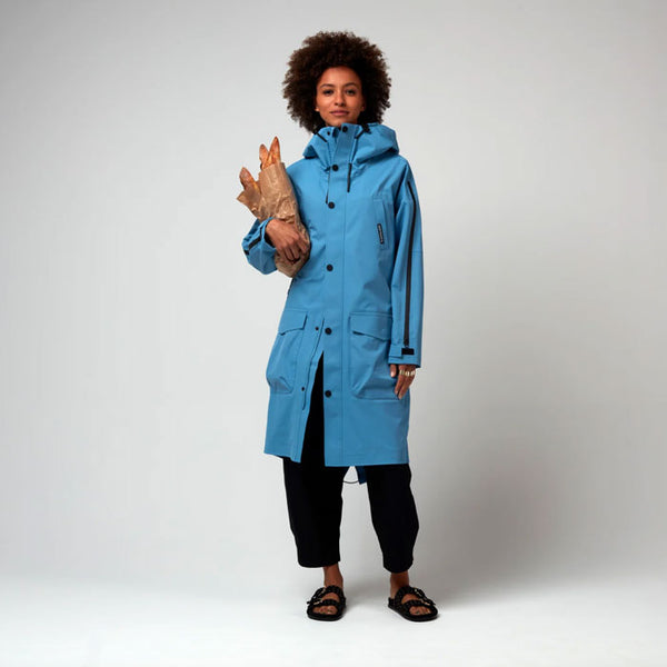 Regenparka «Hot Summer» in niagara blue von Gofranck