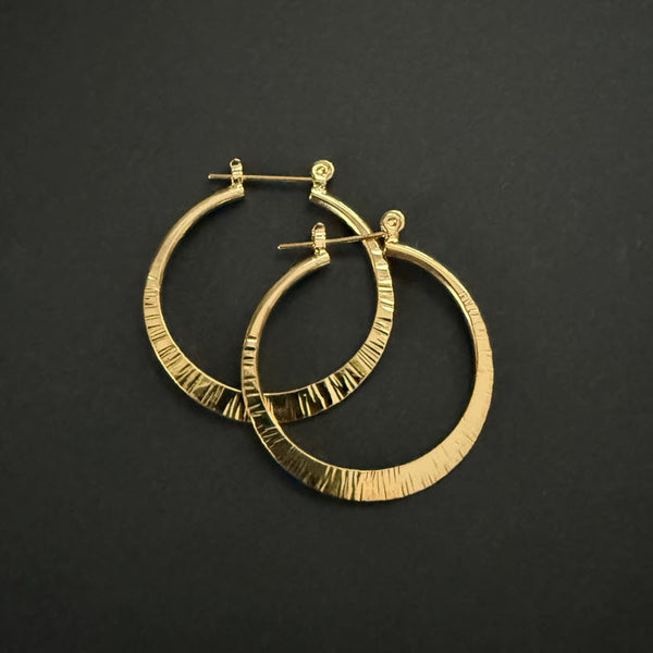 Ohrringe «CREOLES STRIEES» von exquises indecises