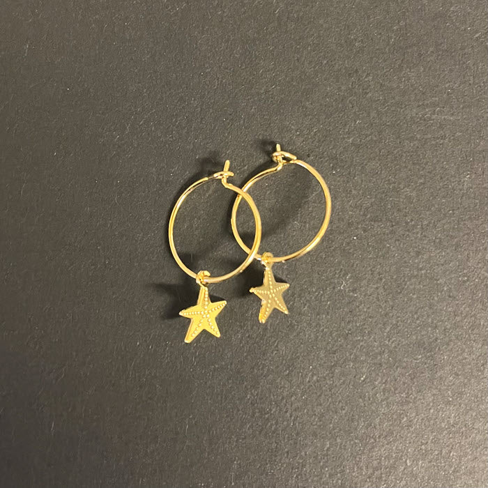 Ohrringe «CREOLES STARFISH» von exquises indecises