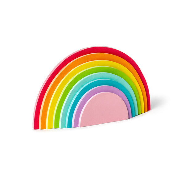 Notizblock mit Klebezettel «Rainbow thoughts» von Legami