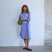 Hemdkleid «Yatima» gestreift von ICHI