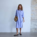 Hemdkleid «Yatima» gestreift von ICHI