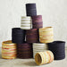 3er-Set recycled cotton baskets in schwarz von Madam Stoltz