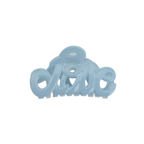 Haarspange «Love» 5cm in light blue (70542) von Kknekki