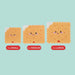 3er-Set - Snack Bags  «Cookie» von Legami