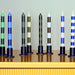 Stripe Candle-Blues Set of 4 von HAY