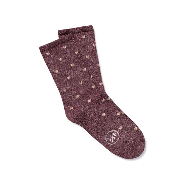 Socken Frauen «Love» Prune» von Royalties