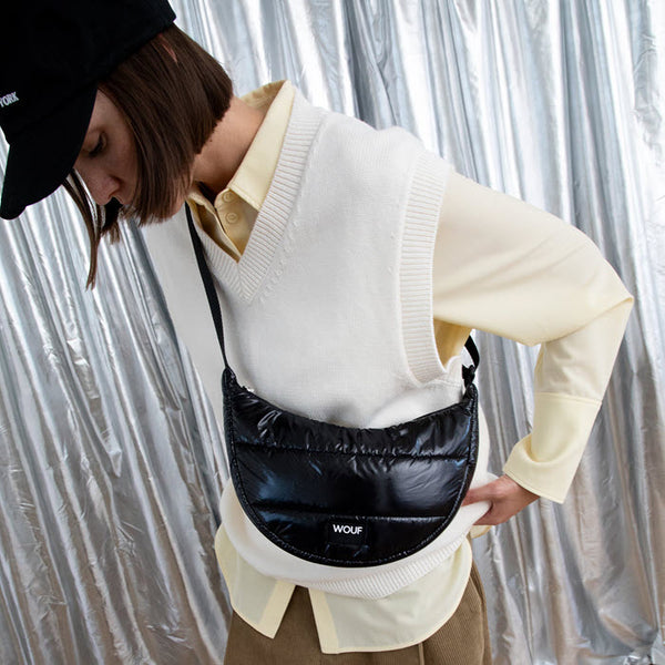Crossbody Bag «Glossy Black» von Wouf