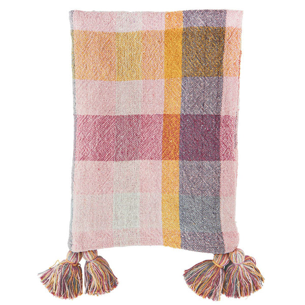 Überwurf aus karierter Baumwolle von Madam Stoltz