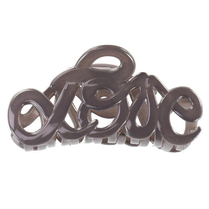 Haarspange «Love» 8cm in Mole (61502) von Kknekki