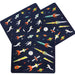 3er-Set Sticker Sheet Space Age von REX