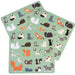 3er-Set Sticker Sheet Nine Lives