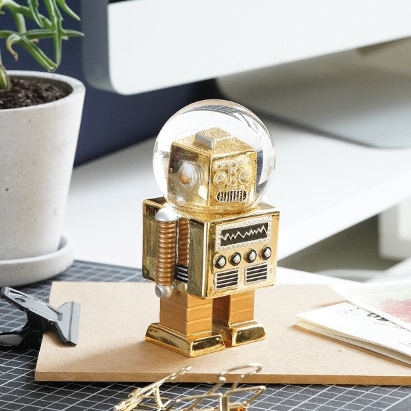 Schneekugel «The Robot gold» von Donkey