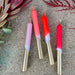 4er-Set Kerzen Dip Dye «Christmas Lights» von Pink Stories