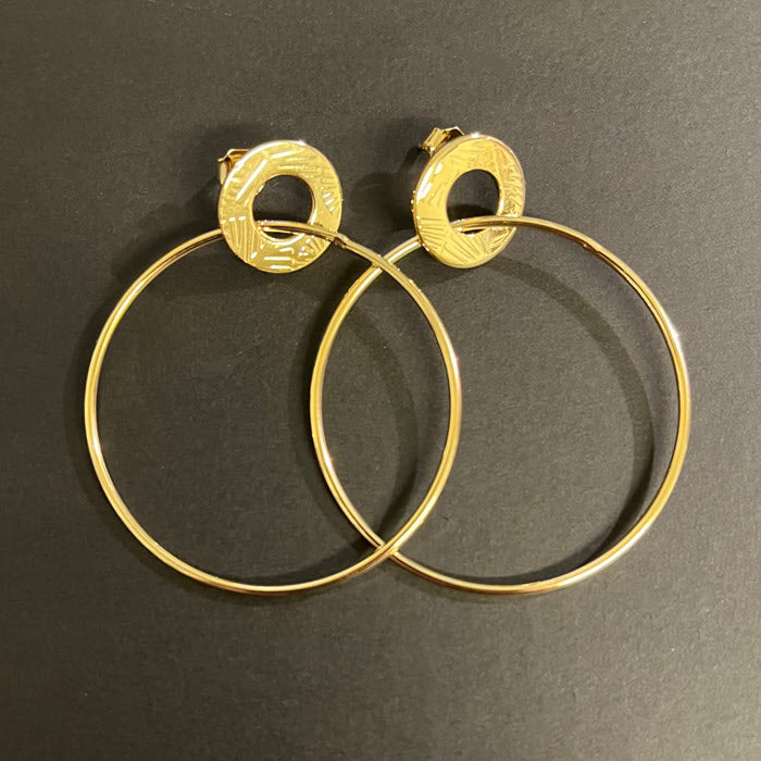 Ohrringe «BO DOUBLE XL ESCLIPSE» von exquises indecises