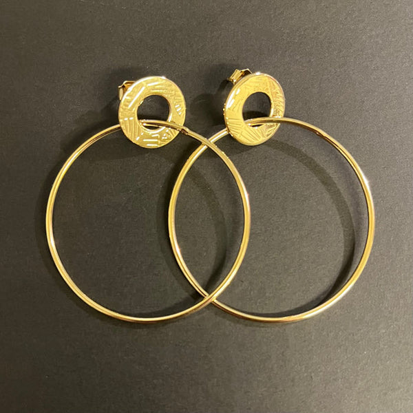 Ohrringe «BO DOUBLE XL ESCLIPSE» von exquises indecises