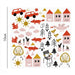 Porzellan Sticker «happy garden» von Nuukk