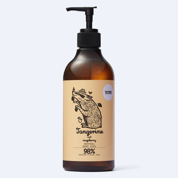 YOPE Natural Hand Soap «TANGERINE & RASPBERRY»