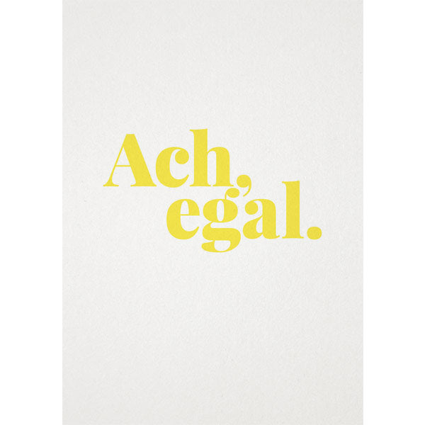 Karte «egal» von tadah