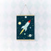 Poster «Space» von A Little Lovely Company