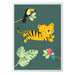 Poster «Jungle Tiger» von A Little Lovely Company