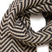 Schal «WETALLIC» in Black Mix von b.young