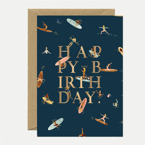 Karte «Happy Birthday Paddle» von All the ways to say