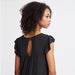 Bluse «MARRAKECH» volans in black von ICHI