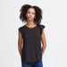 Bluse «MARRAKECH» volans in black von ICHI