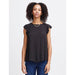 Bluse «MARRAKECH» volans in black von ICHI