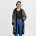 Jacke «Azito» in schwarz/weiss von ICHI
