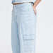 Jeans «CARLEY» in Light Blue Washed von ICHI