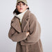 Teddyjacke «HARLENE» in Desert Taupe von ICHI