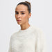 Strickpullover «Adeline» in birch (weiss) von ICHI