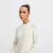 Strickpullover «Adeline» in birch (weiss) von ICHI