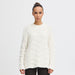 Strickpullover «Adeline» in birch (weiss) von ICHI