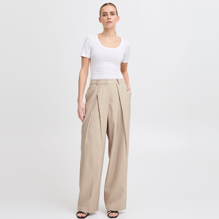 Hose «Zimmie» in string melange von ICHI