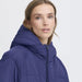Dauenjacke «Bunala» in patriot blue von ICHI